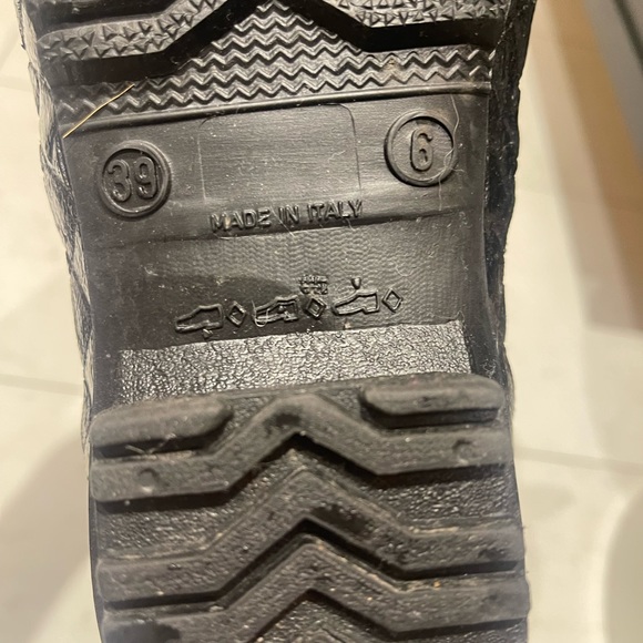 Louis Pinko crocodile effect rubber rain boots Made In Italy - Picture 8 of 9